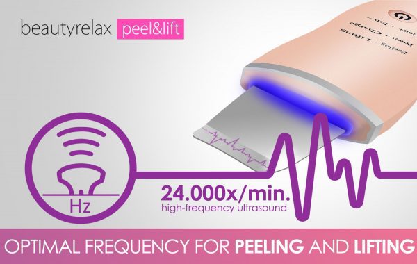 Kosmetický přístroj BeautyRelax Peel&Lift ultrazvuková špachtle