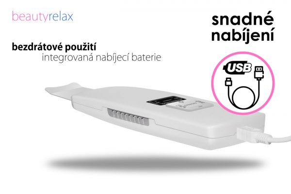 Kosmetický přístroj BeautyRelax ultrazvuková špachtle