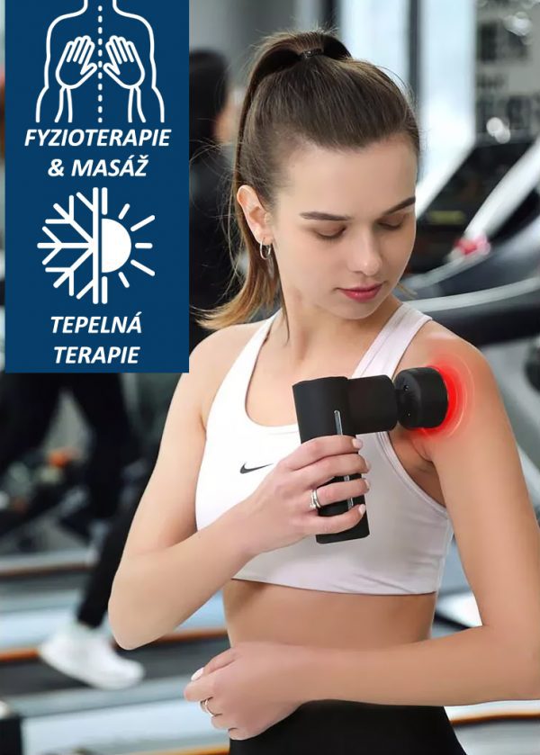 Masážní přístroj s tepelnou terapií BeautyRelax Kineticforce Hot&Cold