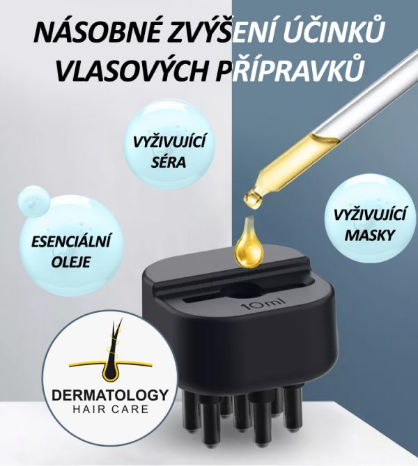 Masážní přístroj na podporu růstu vlasů BeautyRelax Growmax Hair Smart