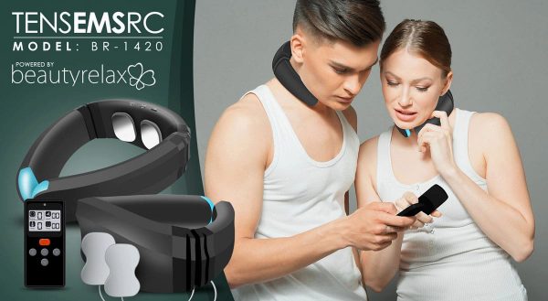 Krční masážní přístroj Beautyrelax TENS EMS RC