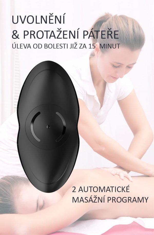 Masážní přístroj pro uvolnění bederní páteře BeautyRelax Lumbpress