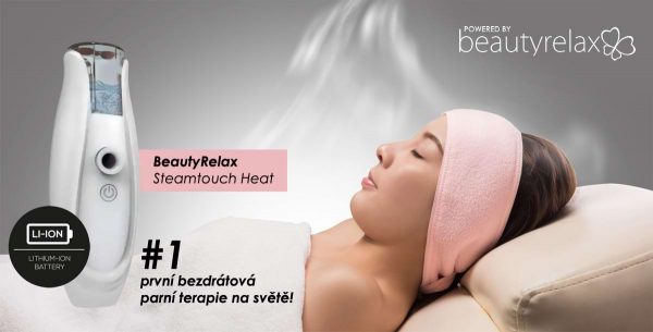 Obličejová sauna v přenosném provedení BeautyRelax Steamtouch Heat