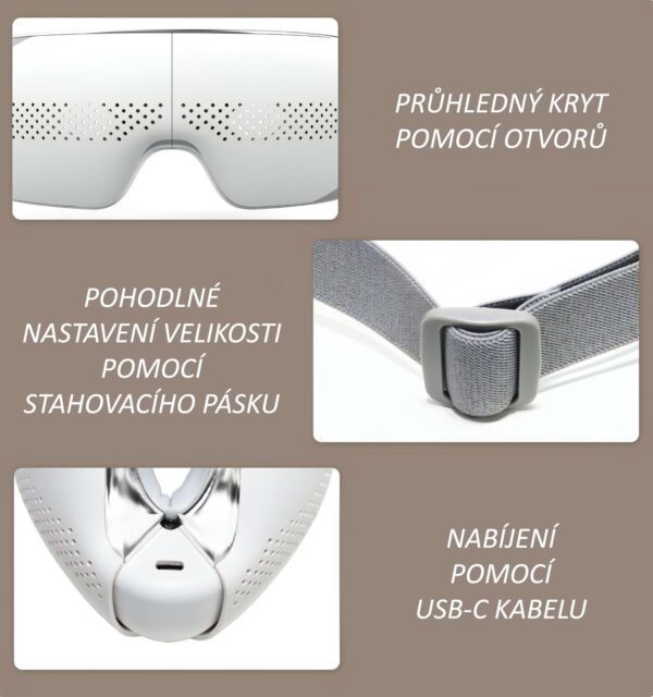 Masážní přístroj BeautyRelax Airglasses Compact