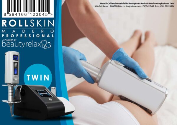 Masážní přístroj na celulitidu BeautyRelax Rollskin Madero Professional Twin