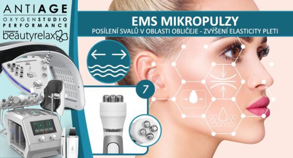 Estetické zariadenie na ošetrenie pokožky BeautyRelax AntiAge Oxygen Studio Performance