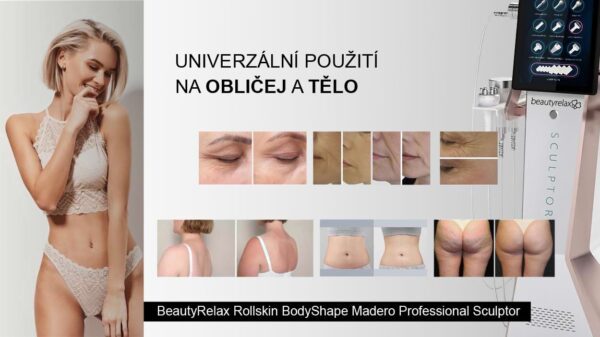 Masážny prístroj na celulitídu BeautyRelax Rollskin BodyShape Madero Professional Sculptor