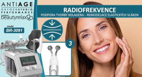 Estetické zariadenie na ošetrenie pokožky BeautyRelax AntiAge Oxygen Studio