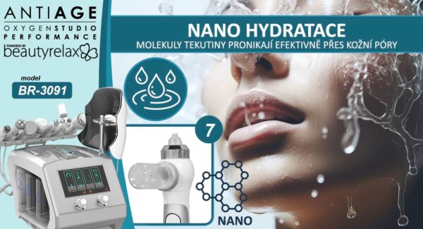 Estetické zariadenie na ošetrenie pokožky BeautyRelax AntiAge Oxygen Studio