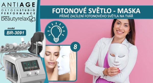 Estetické zariadenie na ošetrenie pokožky BeautyRelax AntiAge Oxygen Studio