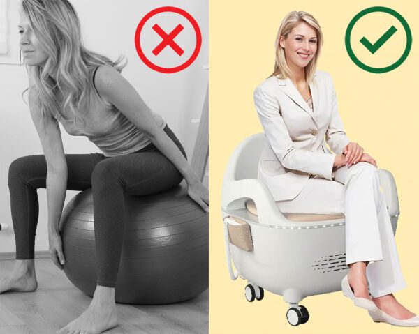 Masážne kreslo na panvové svaly BeautyRelax Pulsemax Magnetic Studio Professional