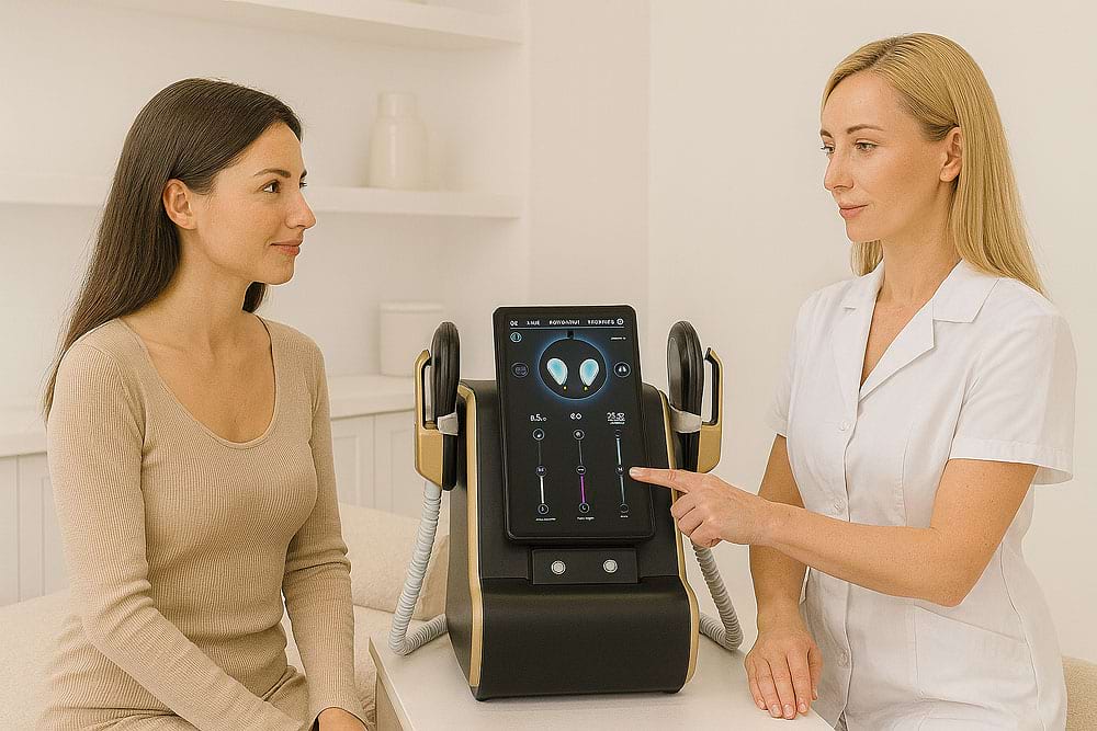 Masážny prístroj na formovanie postavy BeautyRelax Pulsemax Magnetic Studio Twin Black Gold