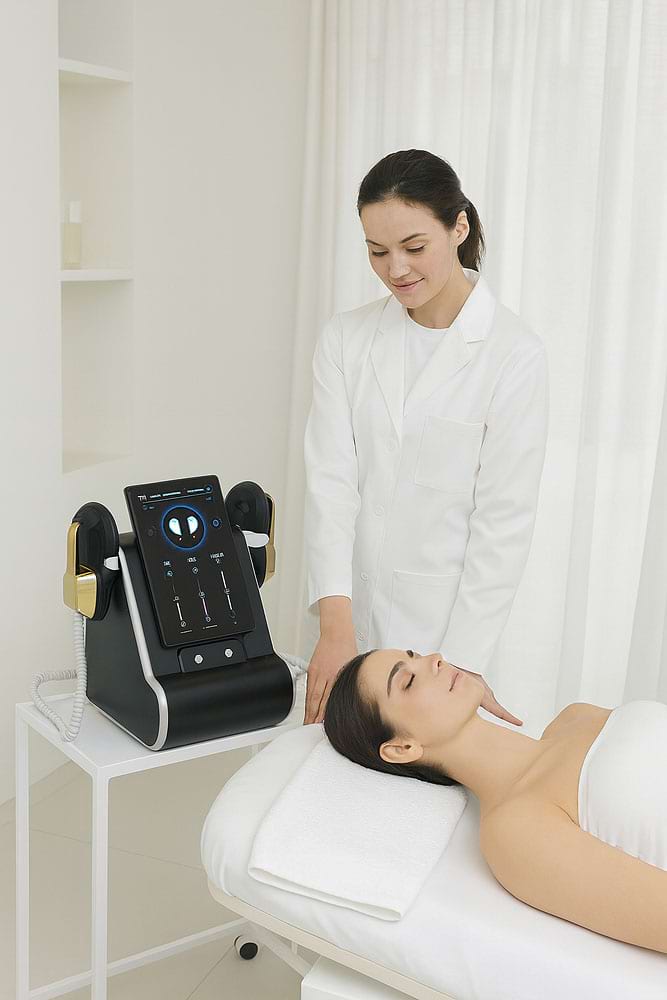 Masážny prístroj na formovanie postavy BeautyRelax Pulsemax Magnetic Studio Twin Black Gold