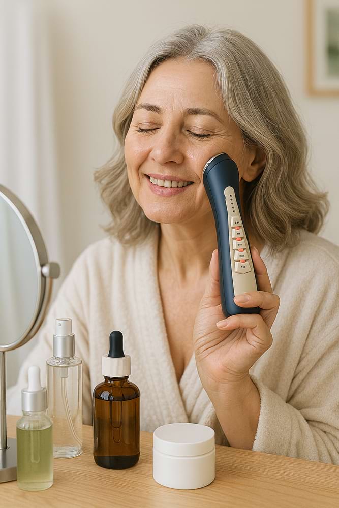 Kozmetický prístroj na vrásky BeautyRelax Rflift Premium Dark Blue