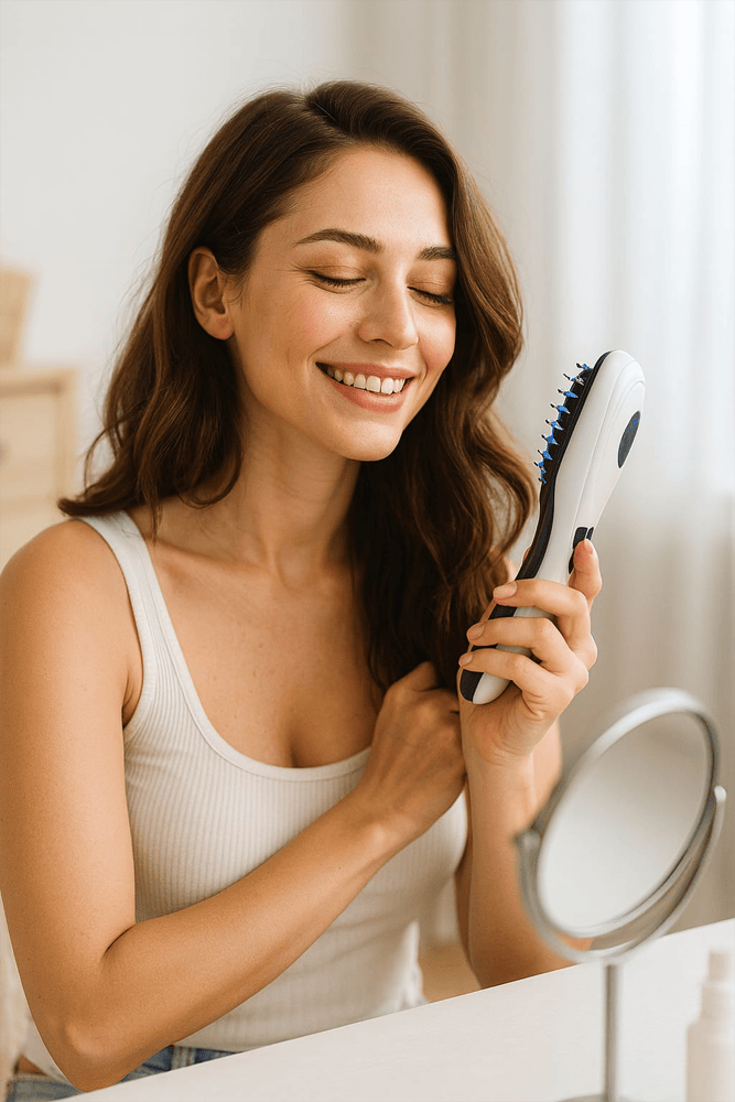 Masážny prístroj na podporu rastu vlasov BeautyRelax Growmax Hair Prestige