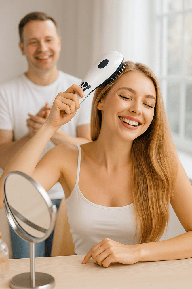 Masážny prístroj na podporu rastu vlasov BeautyRelax Growmax Hair Prestige