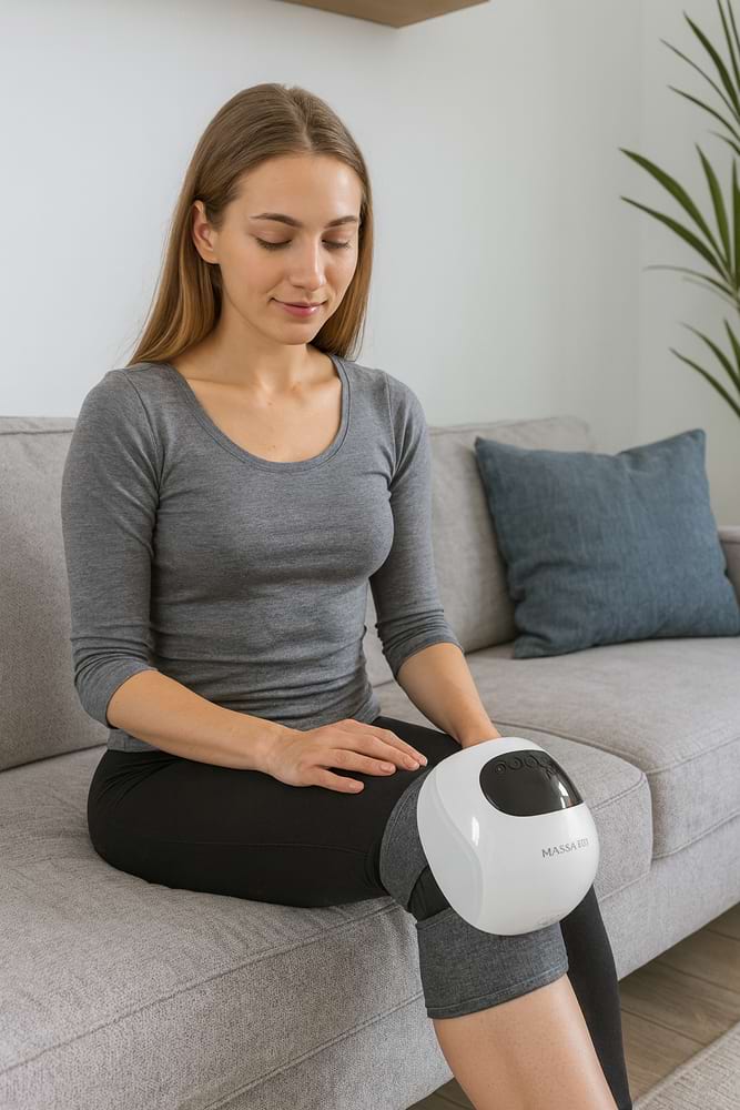 Masážny prístroj pre kolená s chronickou bolesťou BeautyRelax KneeRehab Deluxe