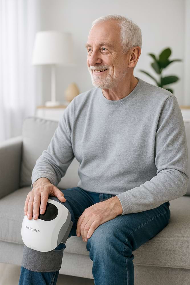 Masážny prístroj pre kolená s chronickou bolesťou BeautyRelax KneeRehab Deluxe