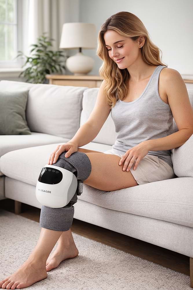 Masážny prístroj pre kolená s chronickou bolesťou BeautyRelax KneeRehab Deluxe