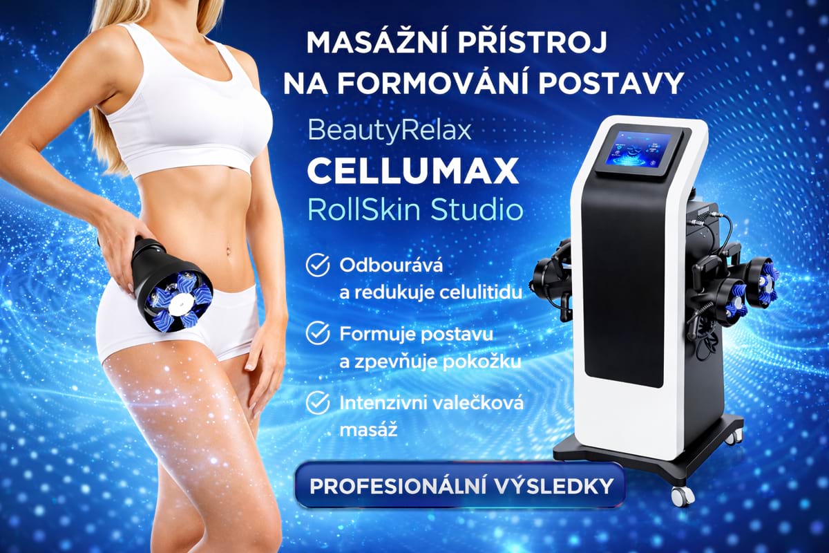 Masážny prístroj na formovanie postavy BeautyRelax Cellumax Rollskin Studio