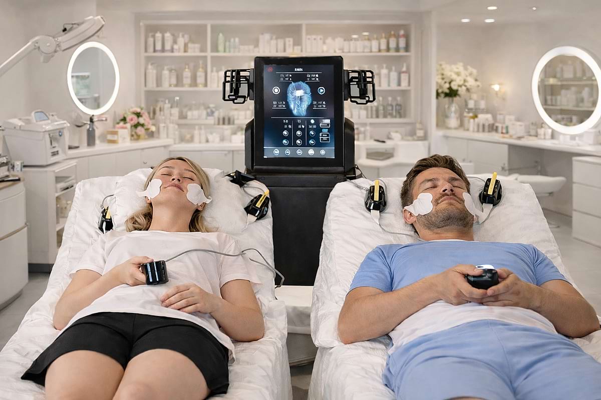 Estetický prístroj na lifting pleti BeautyRelax Magnetic Pulsemax Face Twin