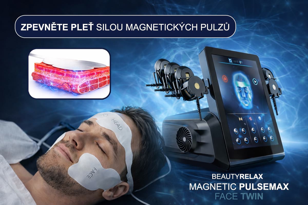 Estetický prístroj na lifting pleti BeautyRelax Magnetic Pulsemax Face Twin