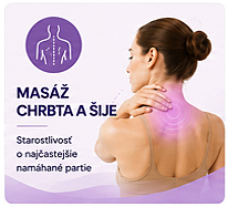 Masáž chrbta a šije