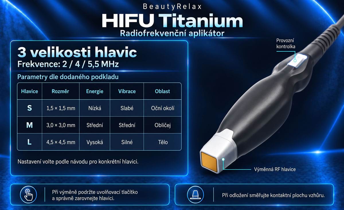 Estetický prístroj na lifting pleti BeautyRelax HIFU Titanium – Obrázok 22