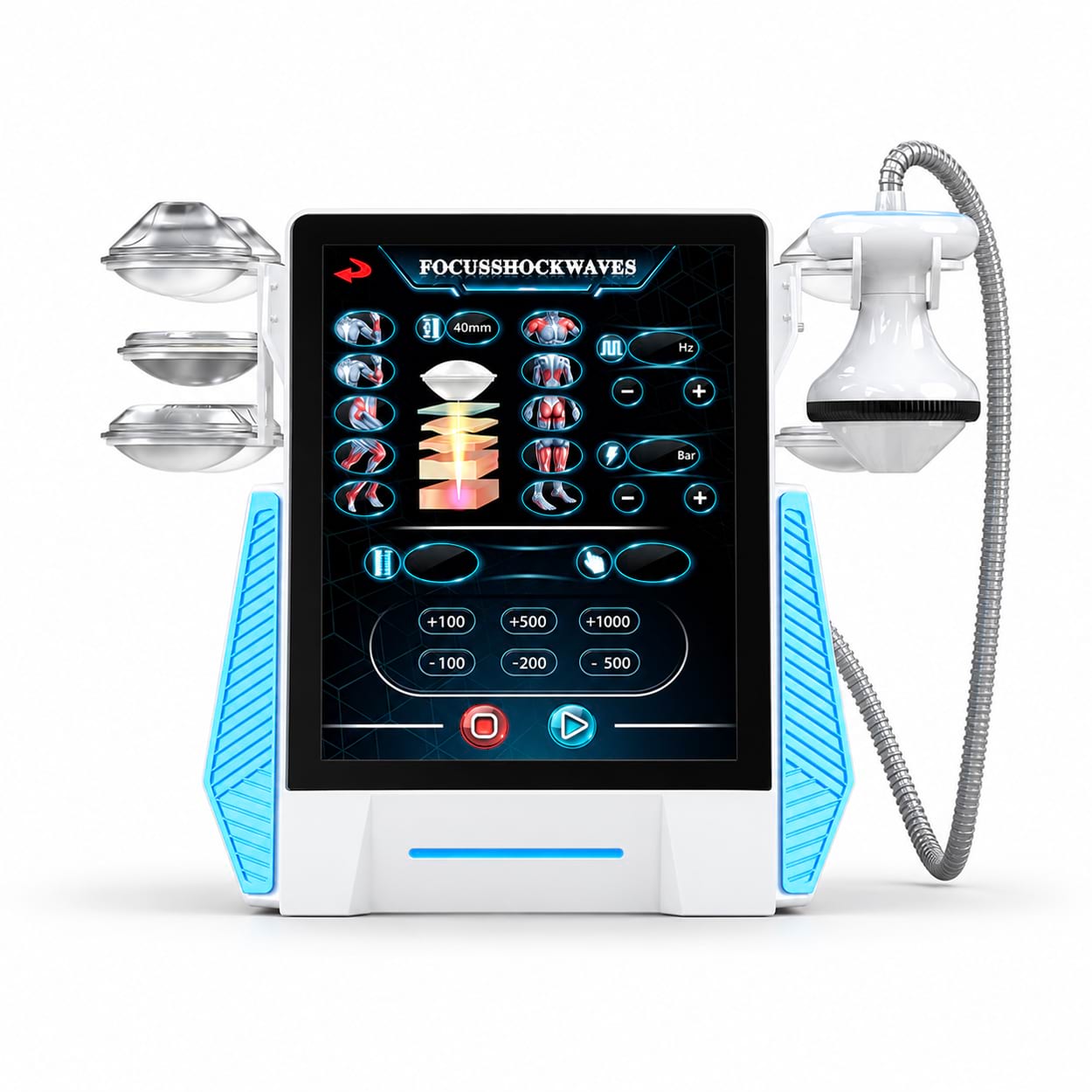 Masážny prístroj s rázovou vlnou BeautyRelax WaveForce Elite – Obrázok 4